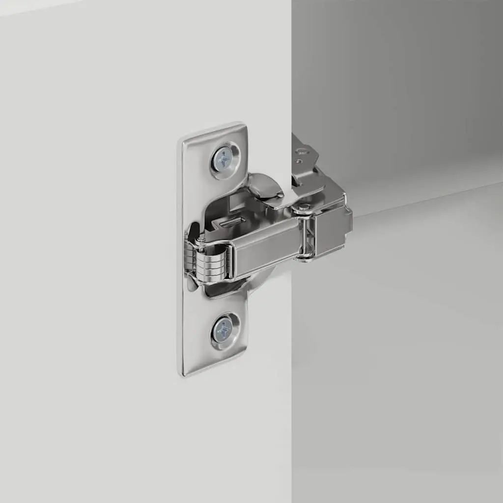Kitchen Cabinet High Gloss White Compact 57x57x100cm