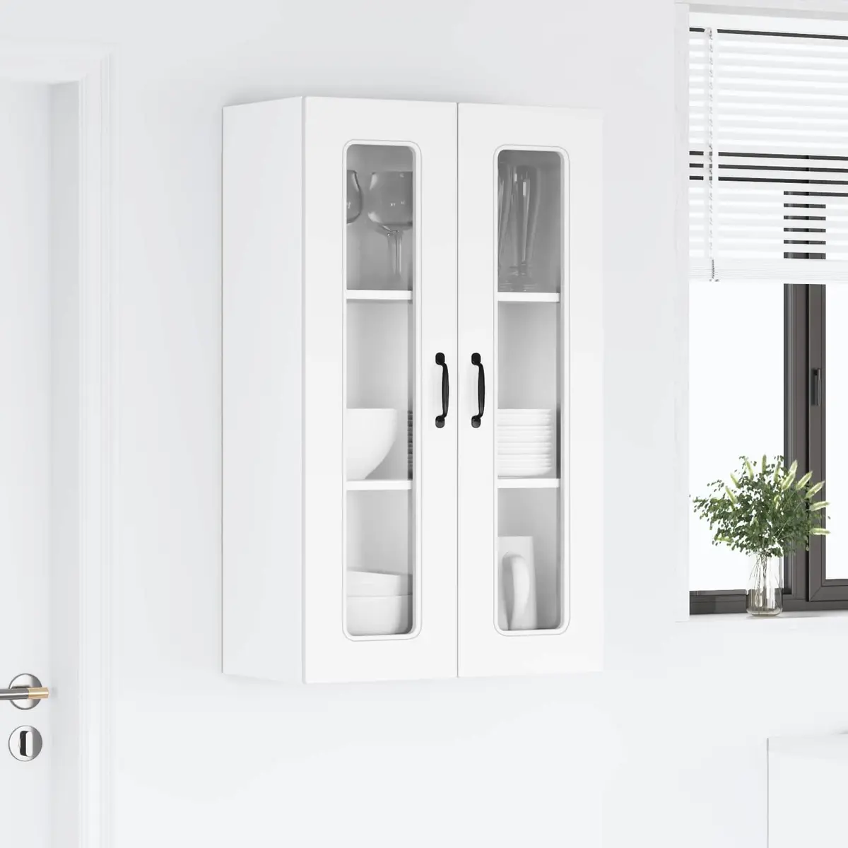 Kitchen Cabinet Engineered Wood Storage Organiser White 60 x 31 x 100 cm