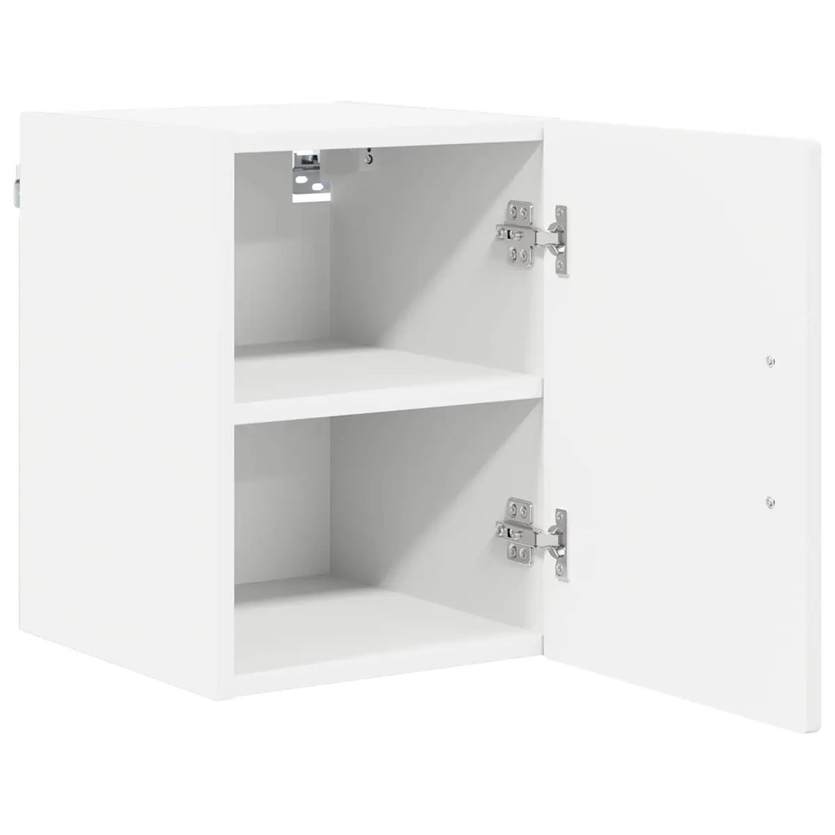 Wall Cabinet Kitchen Storage Unit Modern Rectangular Engineered Wood 30x31x40cm White