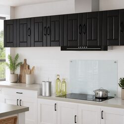 Engineered Wood Wall Cabinet Storage Unit Black 30 x 31 x 40 cm