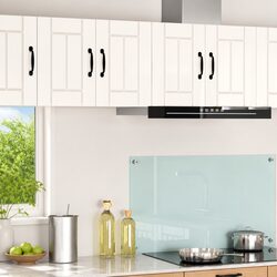 Engineered Wood Kitchen Wall Cabinets in High Gloss White