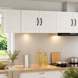 Engineered Wood Wall Cabinet in High Gloss White