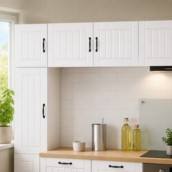 Contemporary Kitchen Wall Cabinet with Dishwasher Panel