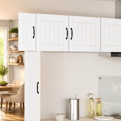 Wall Cabinet Kitchen Storage Unit Set of 2