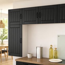 Kitchen Wall Cabinet Dishwasher Panel in Black