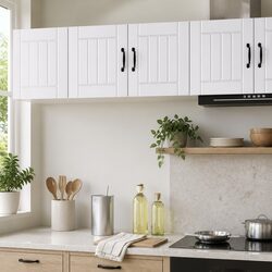 Wall Cabinet for Kitchen Storage in Engineered Wood 80x31x40cm