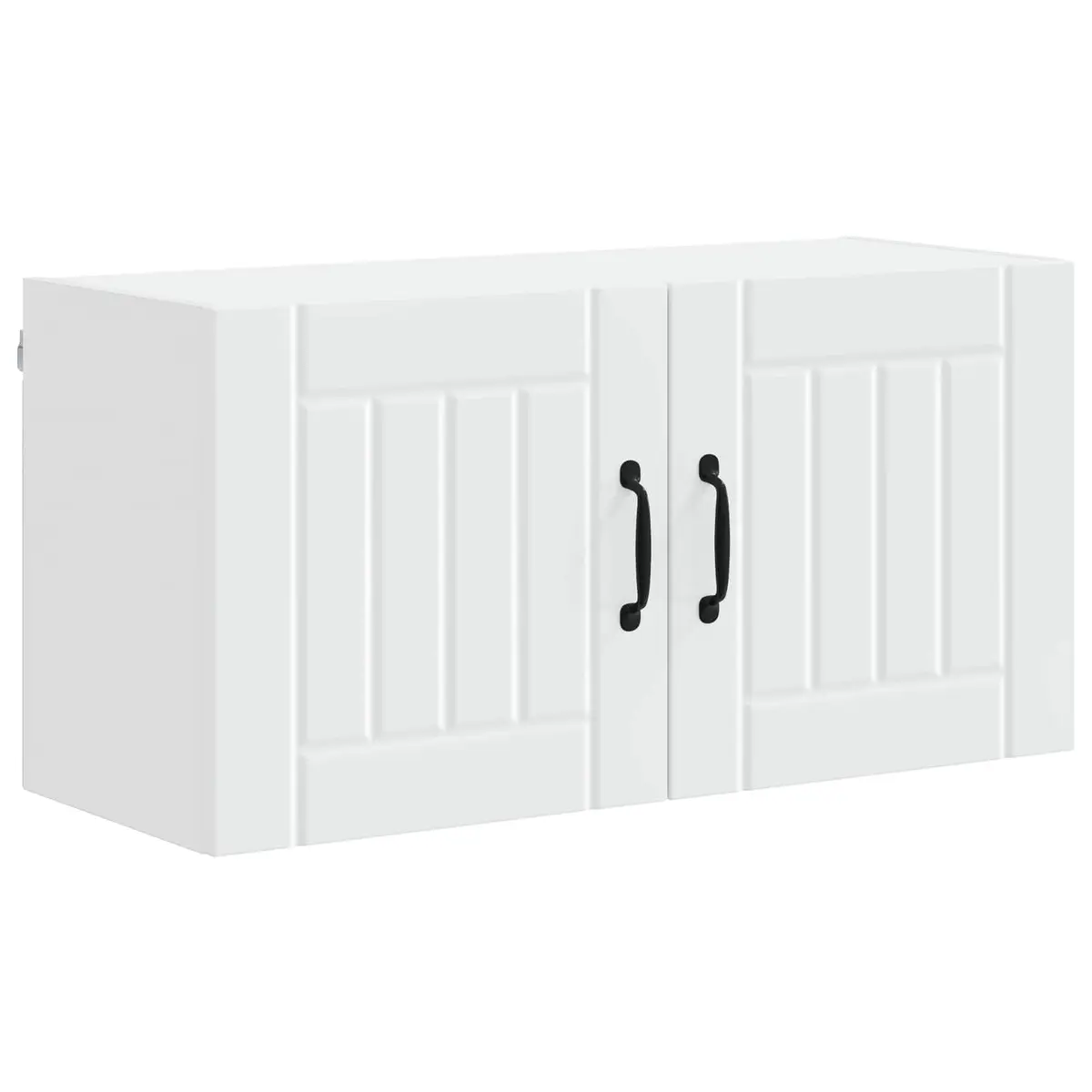 Wall Cabinet Engineered Wood Modern Kitchen Storage 80x31x40cm White