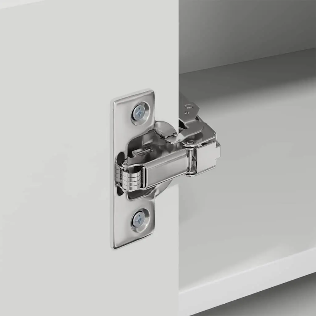 Wall Corner Cabinet High Gloss White 57 x 57 x 40 cm