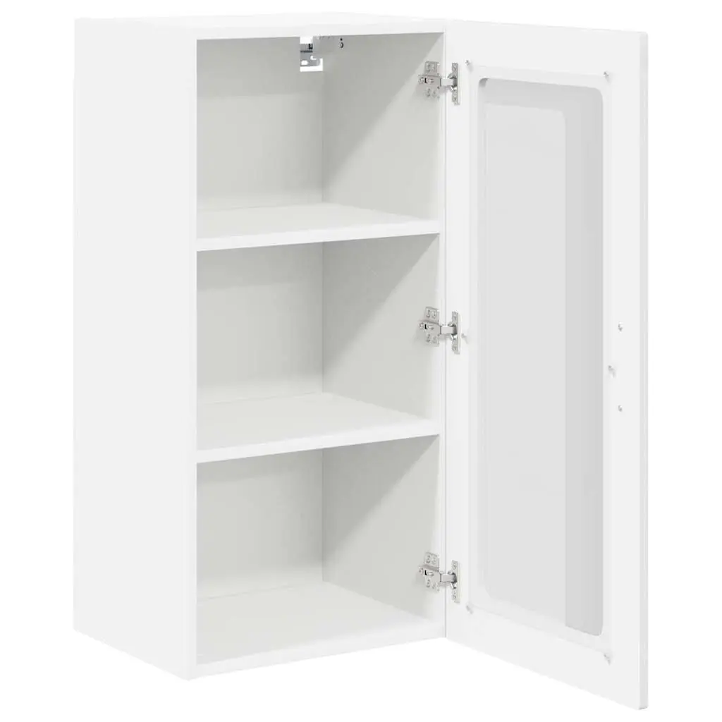Wall Cabinet High Gloss White Modern Storage Kitchen Unit 40 x 31 x 80 cm