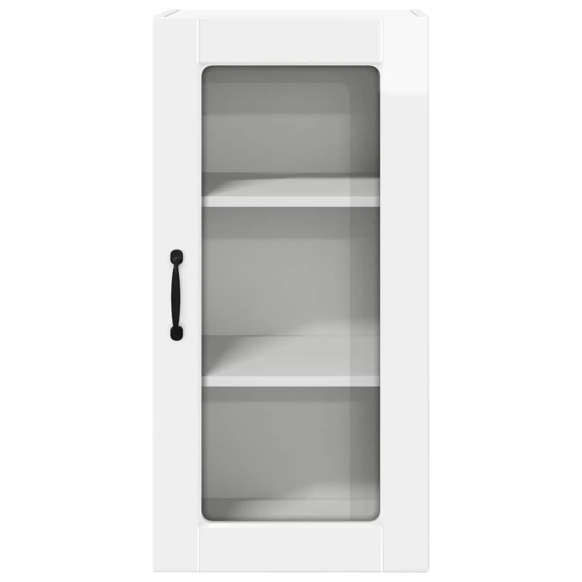 Wall Cabinet High Gloss White Modern Storage Kitchen Unit 40 x 31 x 80 cm