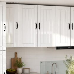 High Gloss White Engineered Wood Wall Cabinet 80x31x80cm