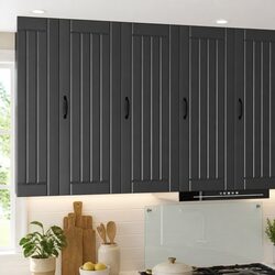 Engineered Wood Black Kitchen Wall Cabinet Dishwasher Panel