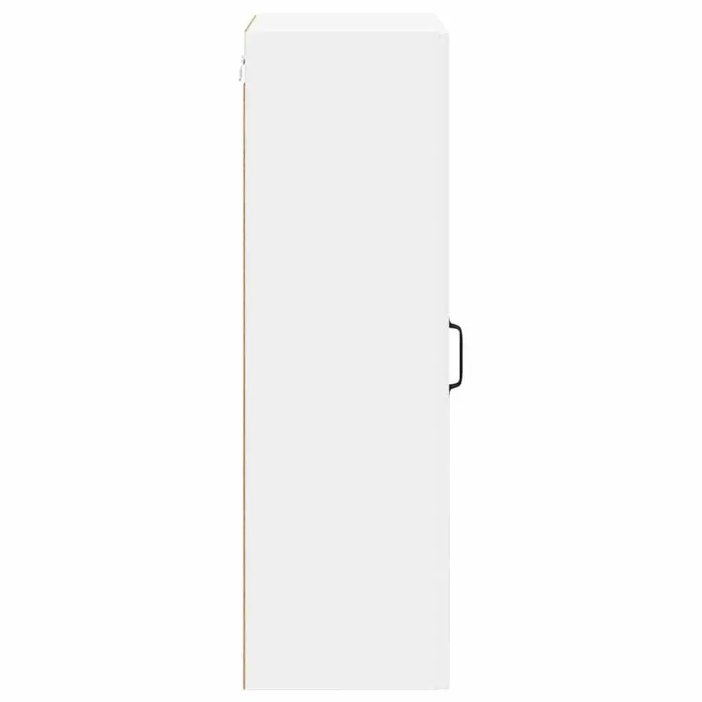 Wall Cabinet Dishwasher Panel Modern Kitchen Storage White 50x31x100cm