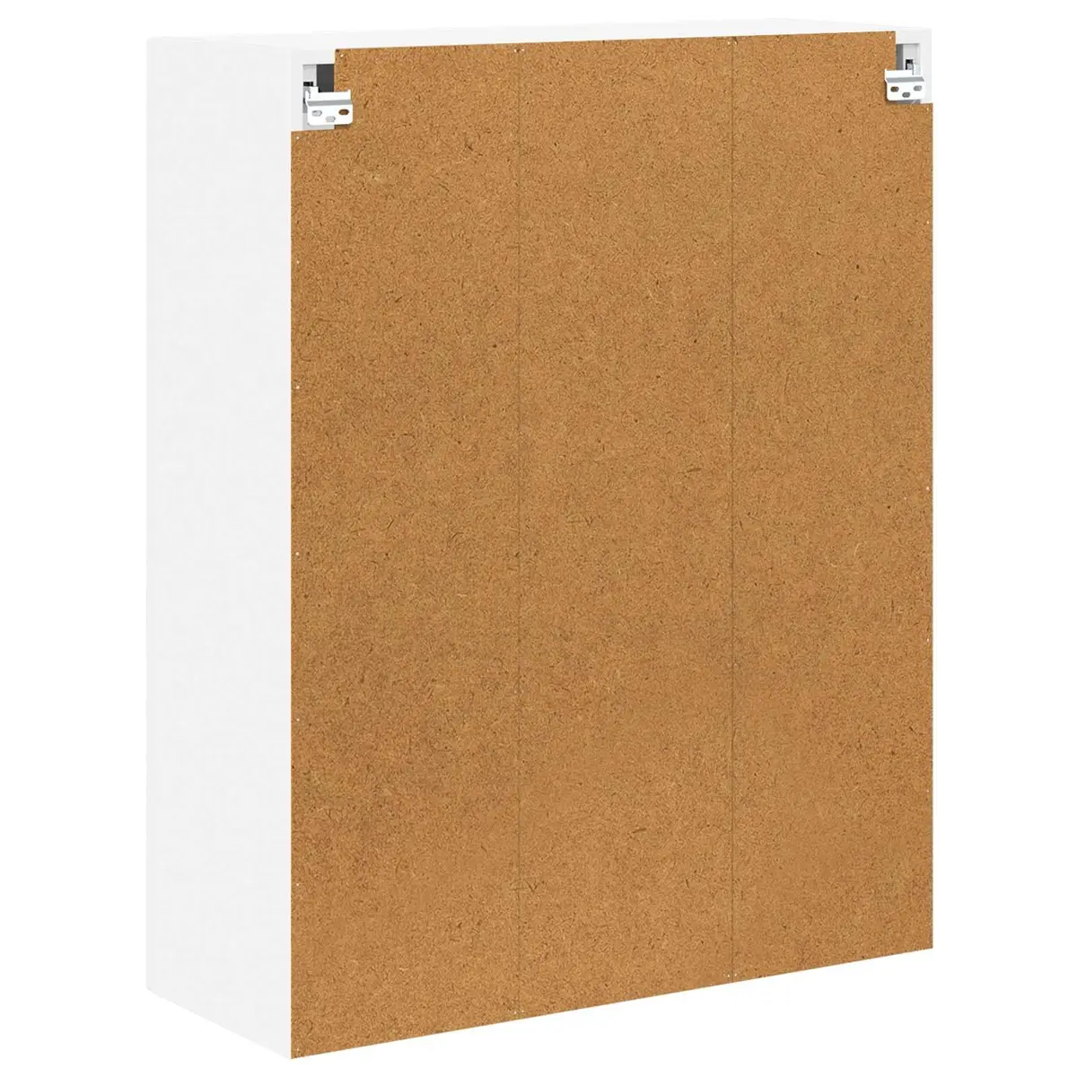 High Gloss White Wall-Mounted Kitchen Storage Cabinet Engineered Wood 80x31x100cm