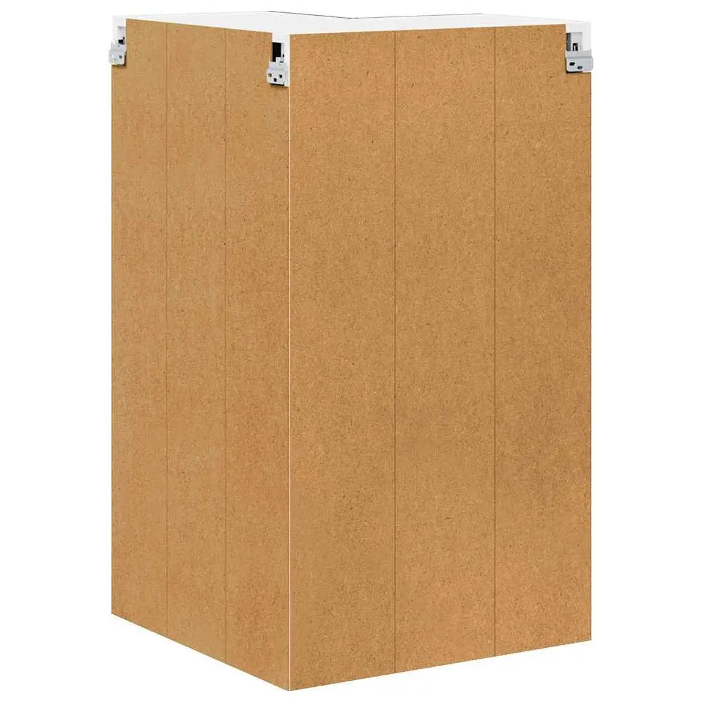 Wall Corner Kitchen Cabinet Storage Cupboard Black Modern Furniture 57x57x100cm