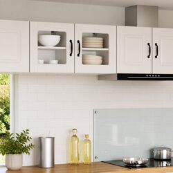 Wall Glass Cabinet Set - Modern Kitchen Storage Solution