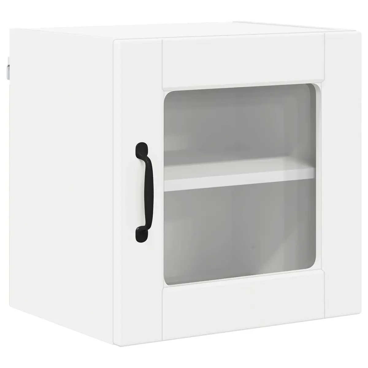 Wall Glass Cabinet Modern Kitchen Storage 40 x 31 x 40 cm White 2 Piece