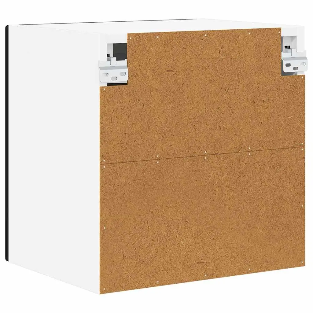Wall Cabinet Black Engineered Wood 40x31x40cm