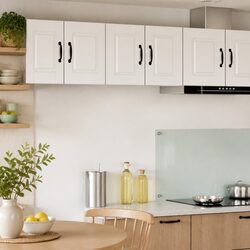 Engineered Wood Wall-Mounted Kitchen Cabinet Set of 2