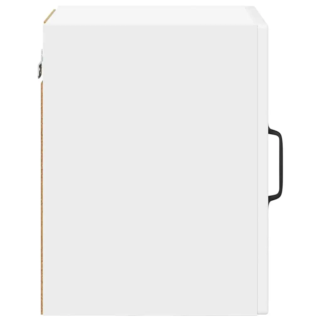 Wall Cabinet High Gloss White Space Saving 30x31x40cm Modern Storage Organizer 2 Pieces