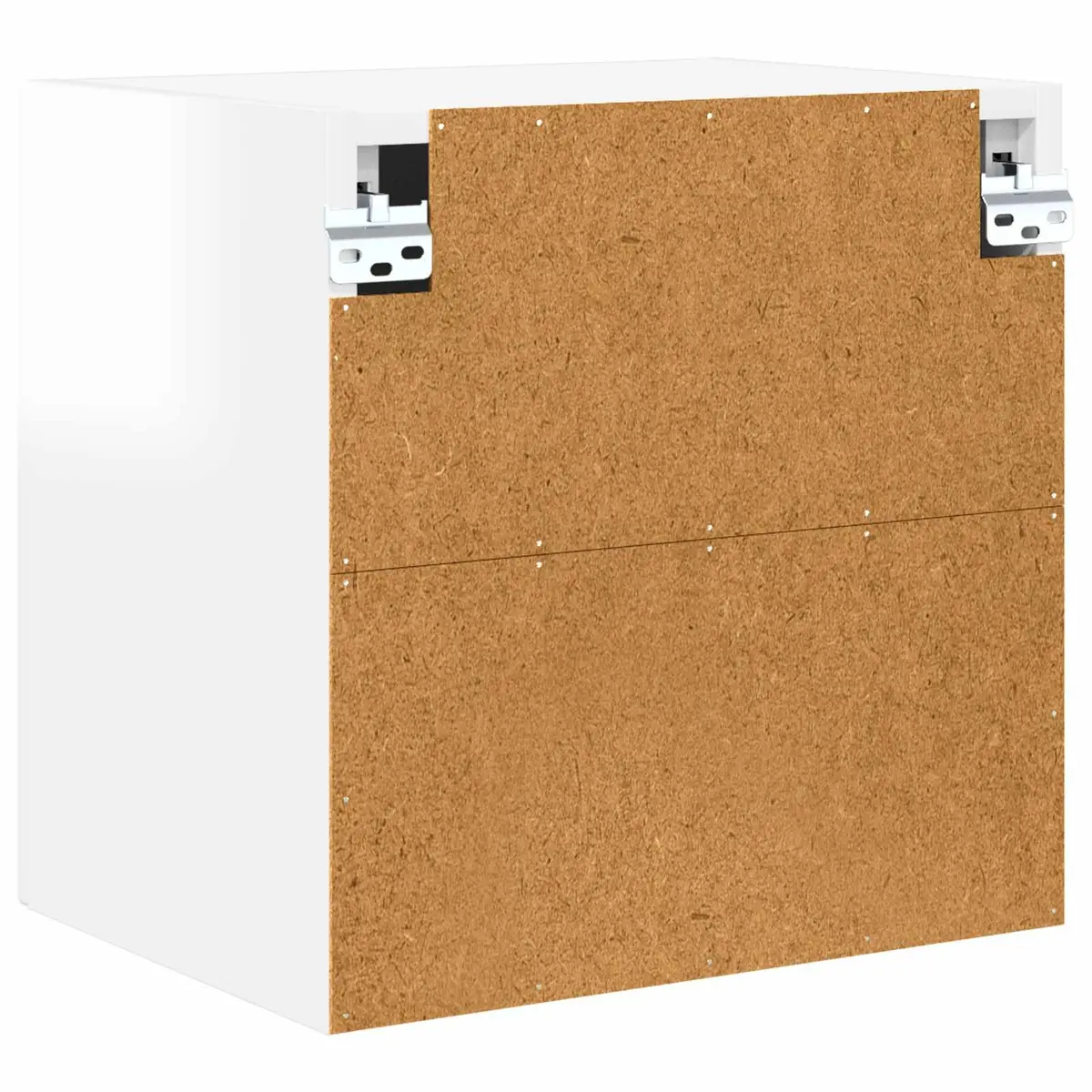 Wall Cabinet Organised Storage 40cm High Gloss White