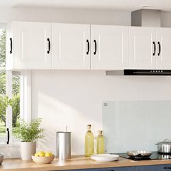 Wall-Mounted Kitchen Cabinet in High Gloss White