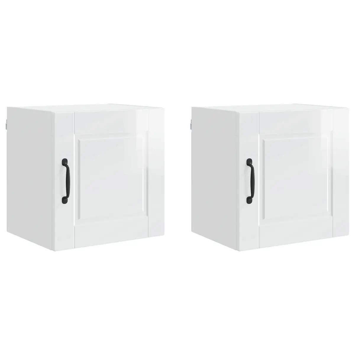 Wall Cabinet Storage High Gloss White 40x31x40cm