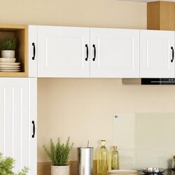 Wall Cabinet Set of 2 White 50 x 31 x 40 cm Engineered Wood