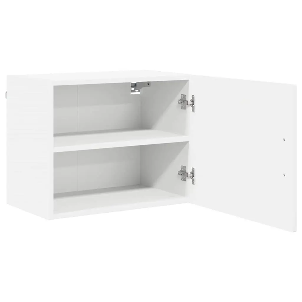 Wall Cabinet Kitchen Storage Wall-mounted 50 x 31 x 40 cm White Set of 2 Engineered Wood