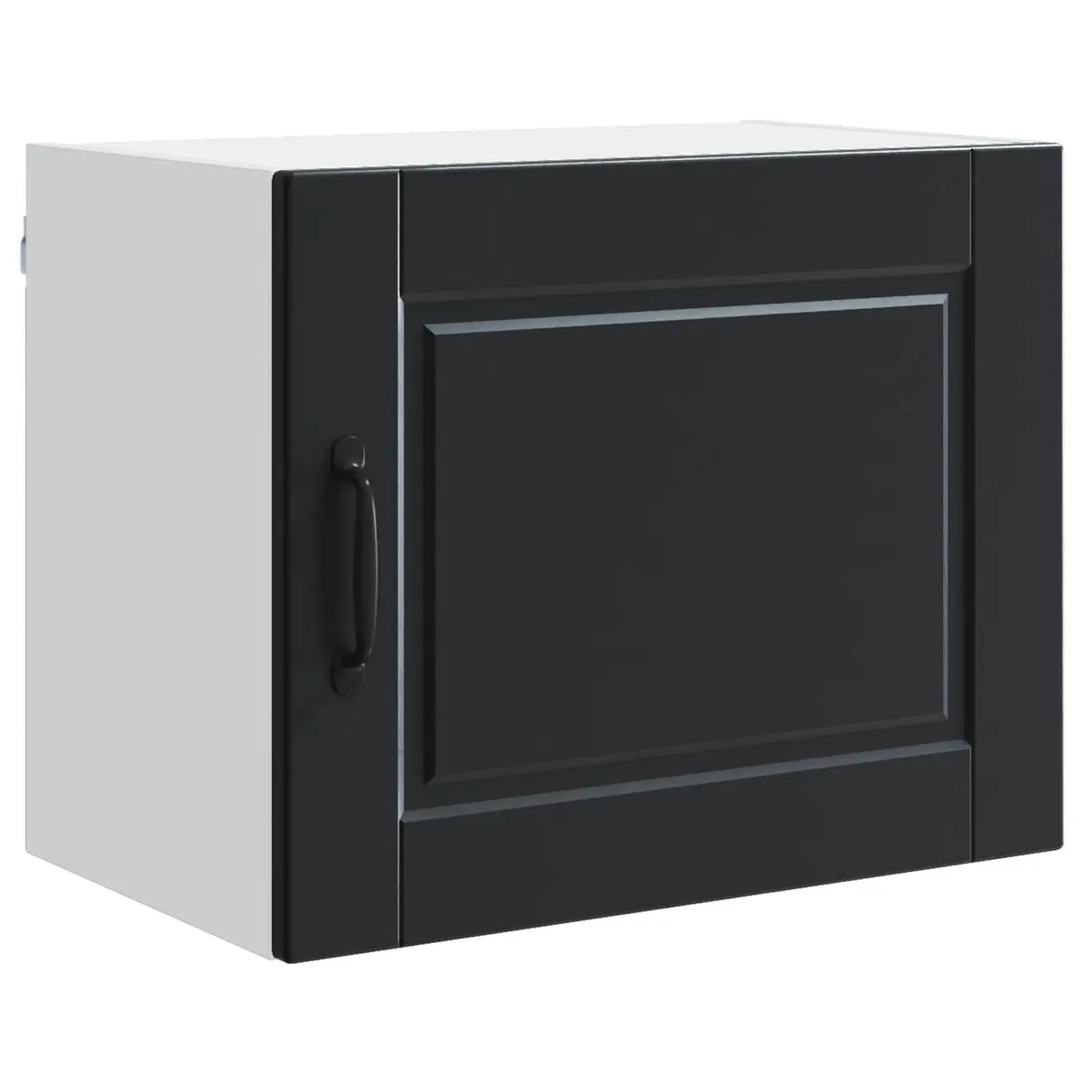 Wall Cabinet Storage Engineered Wood Organiser 50 x 31 x 40 cm Black
