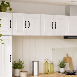 Engineered Wood Wall Cabinet for Kitchen - 60cm High Gloss White