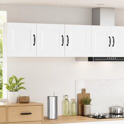Wall-Mounted Kitchen Storage Cabinet Porto White 80x31x40cm