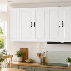 Wall-Mounted High Gloss White Kitchen Storage Cabinet