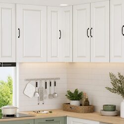 Engineered Wood Wall Corner Cabinet White 57x57x80cm