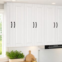 Wall-Mounted Kitchen Storage Cabinet in White