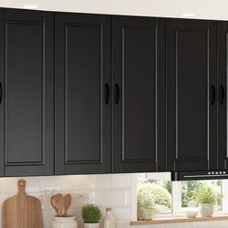 Wall-Mounted Kitchen Cabinet with Engineered Wood Design