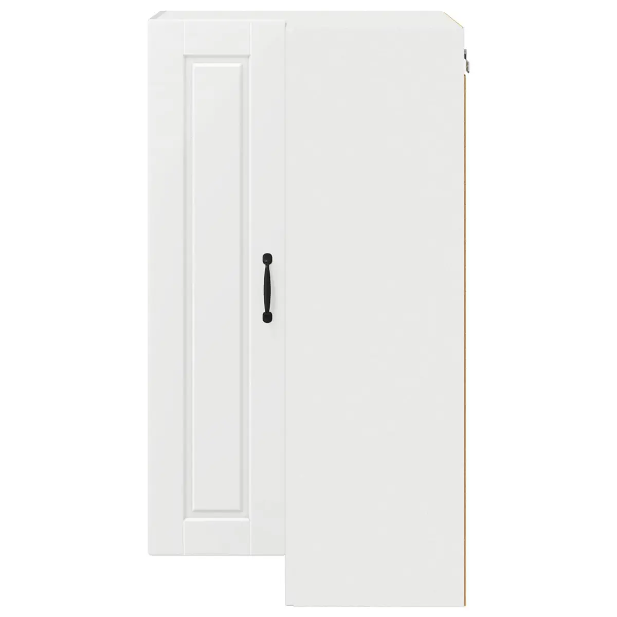 Wall Corner Kitchen Cabinet Space Saving 57x57x100cm White