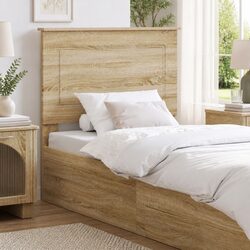 Wall-Mounted Headboard Sonoma Oak 100 cm Adjustable Height
