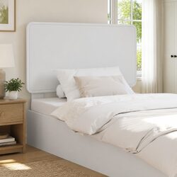 Rectangular White Engineered Wood Headboard Specifications