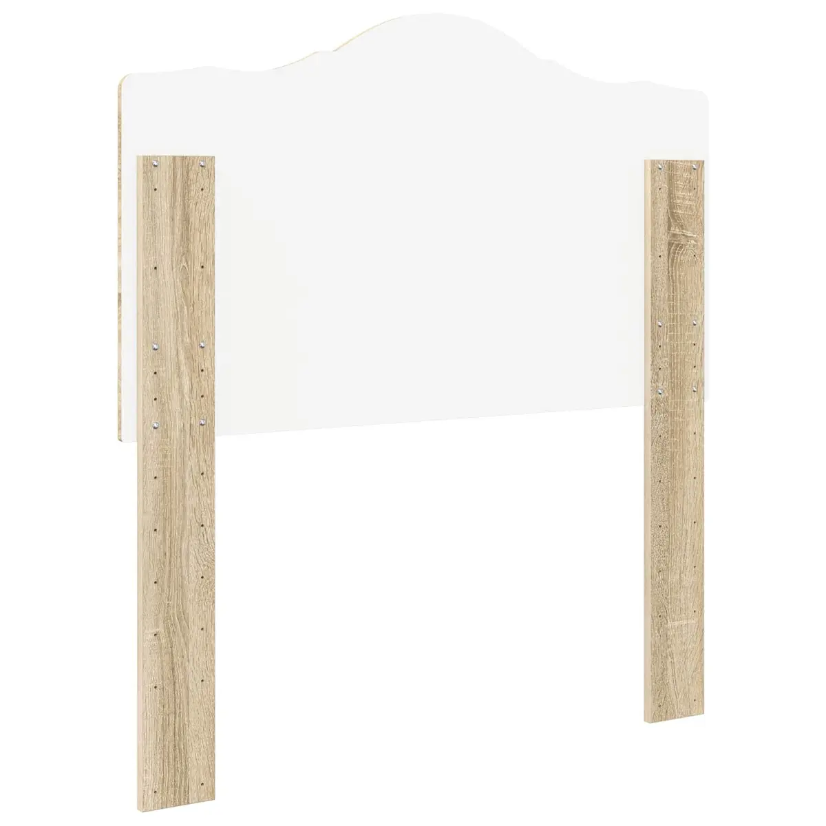 Headboard Sonoma Oak Engineered Wood Modern Bedroom Furniture Brown Minimalist