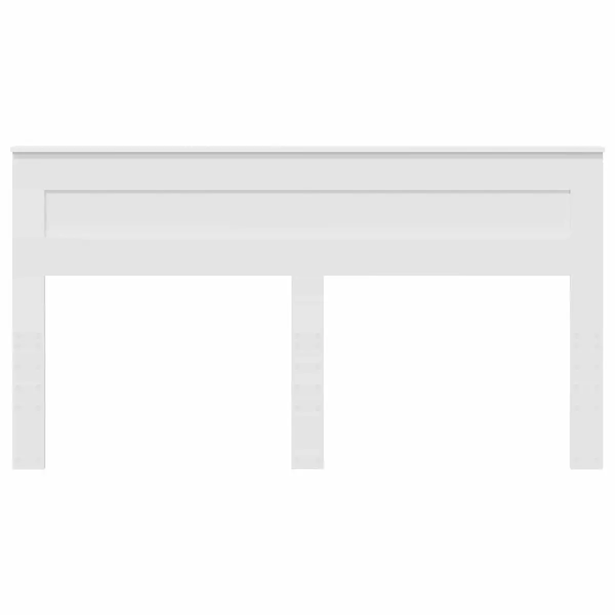White Engineered Wood Headboard Modern Bedroom Furniture Contemporary Design