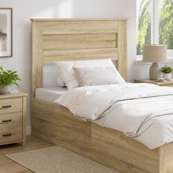 Contemporary Brown Engineered Wood Headboard Specifications
