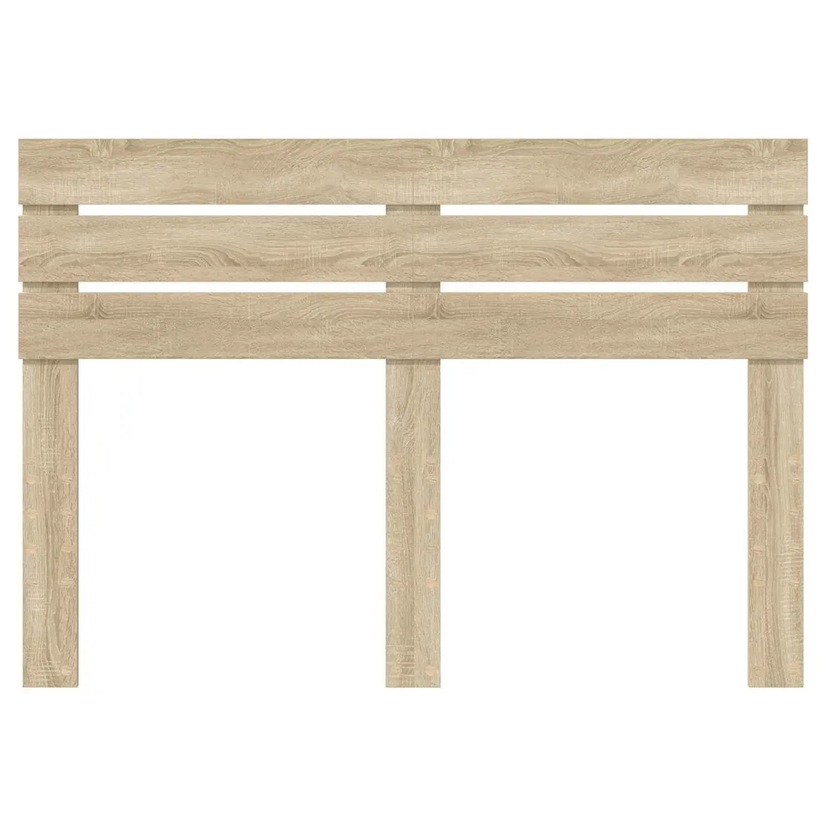 Headboard Modern Rectangular Engineered Wood Indoor Brown
