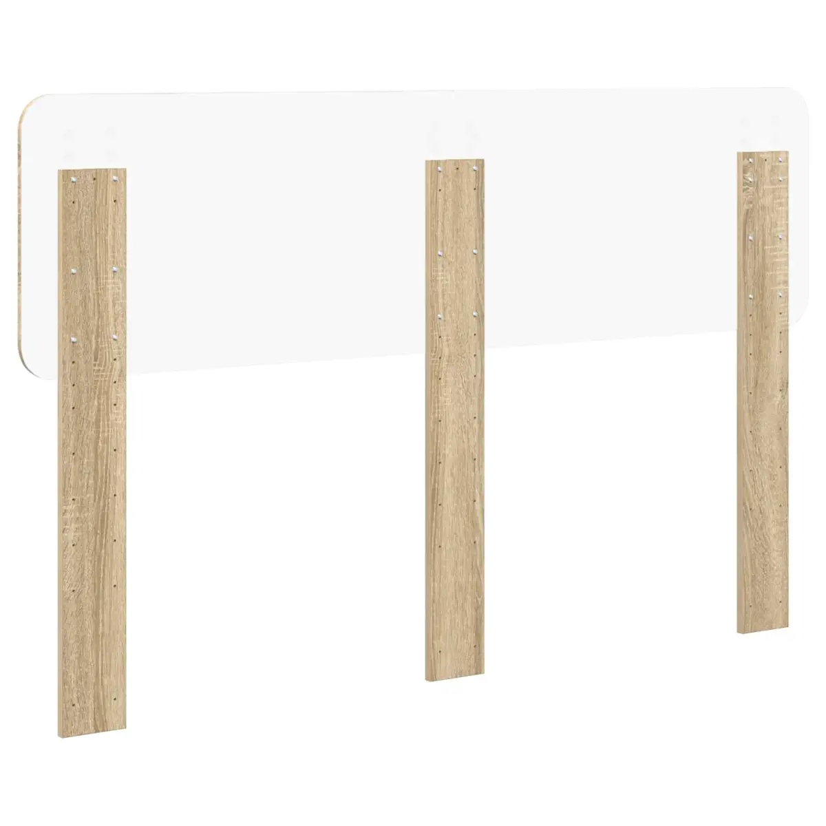 Minimalist headboard brown engineered wood contemporary style for bedroom furniture