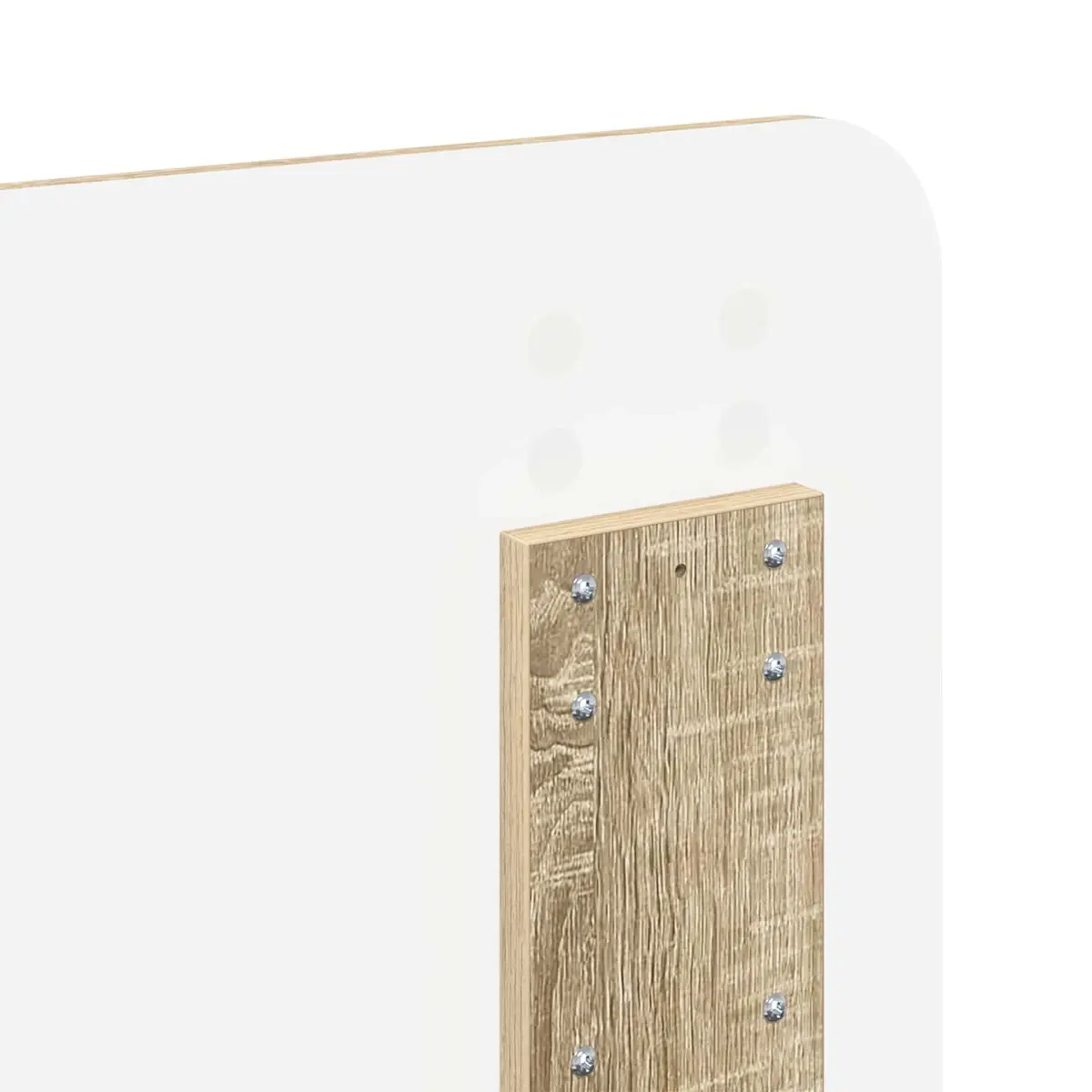 Minimalist headboard brown engineered wood contemporary style for bedroom furniture