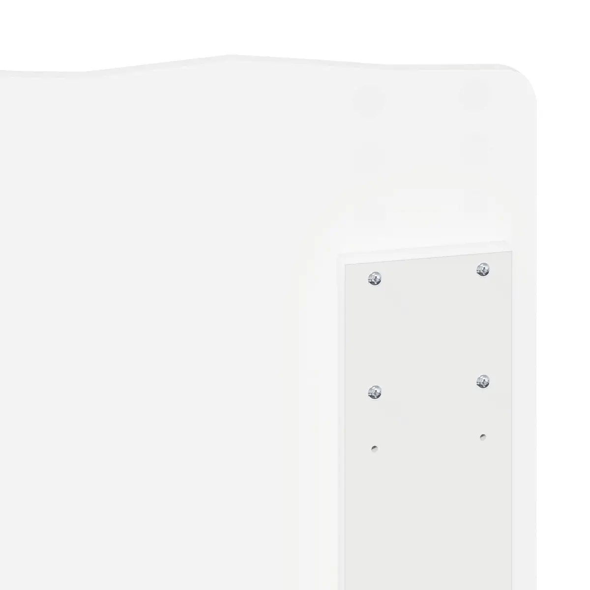Engineered Wood Headboard Minimalist Modern Rectangular White
