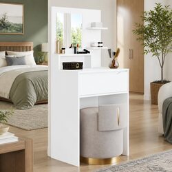 Engineered Wood Bedroom Dressing Table with Drawer