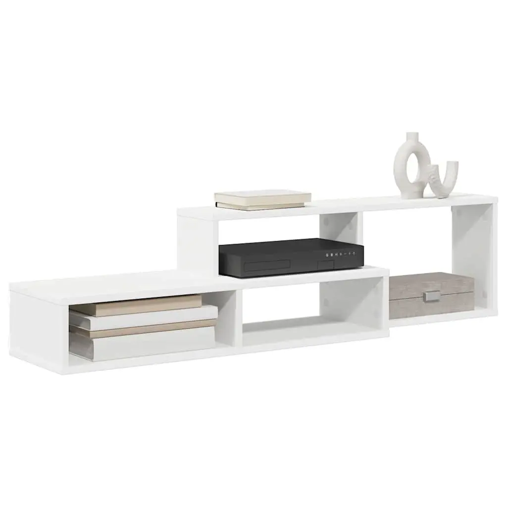 Wall Mounted TV Stand Space Saving 120x25x28.5cm Engineered Wood Matte Finish