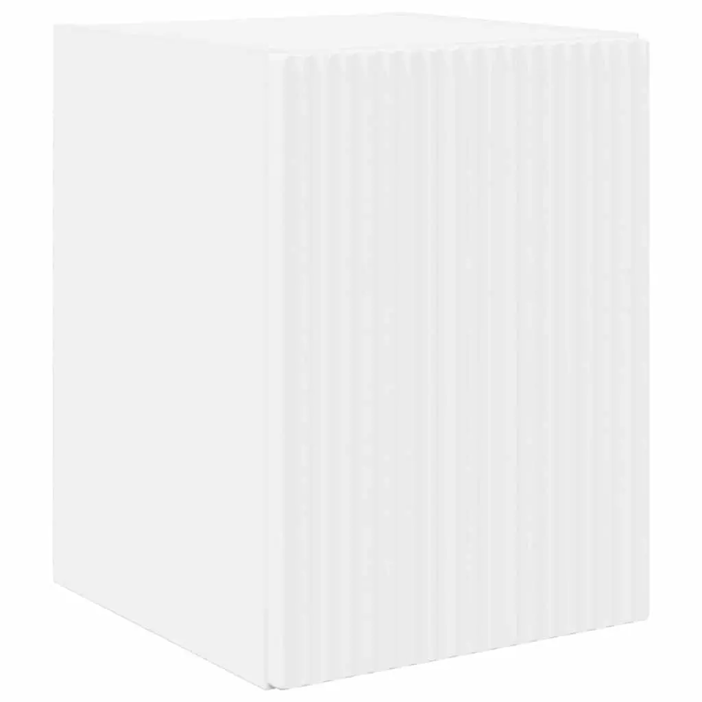 TV Wall Cabinet Space-Saving Wall-Mounted 30 x 31 x 40 cm White 2 pcs