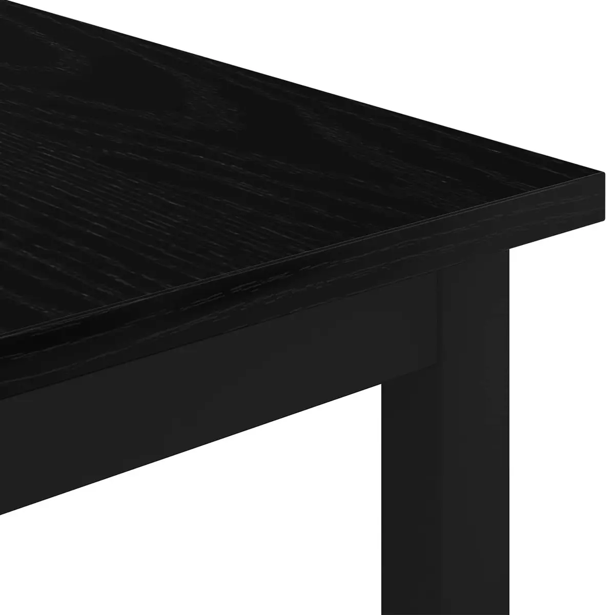 Coffee Table Modern Minimalist Rectangular Black